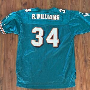 Vintage Miami dolphins  34 Ricky Williams football jersey XL youth
